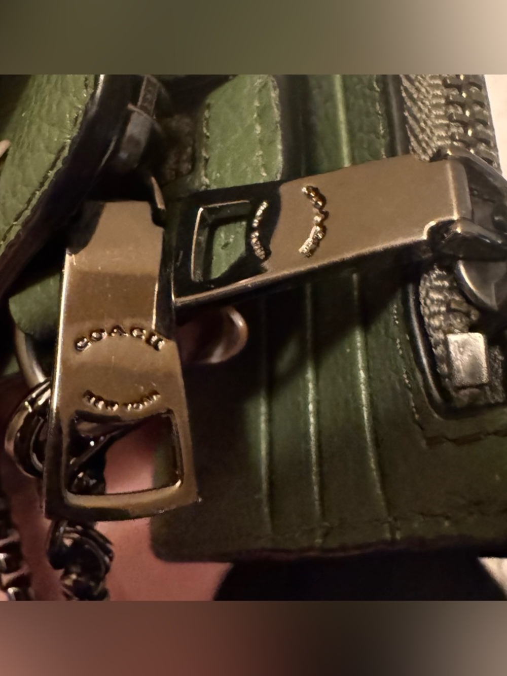 Coach 53529 Noa Pop-Up Messenger (Olive) - EUC - Picture 11 of 14